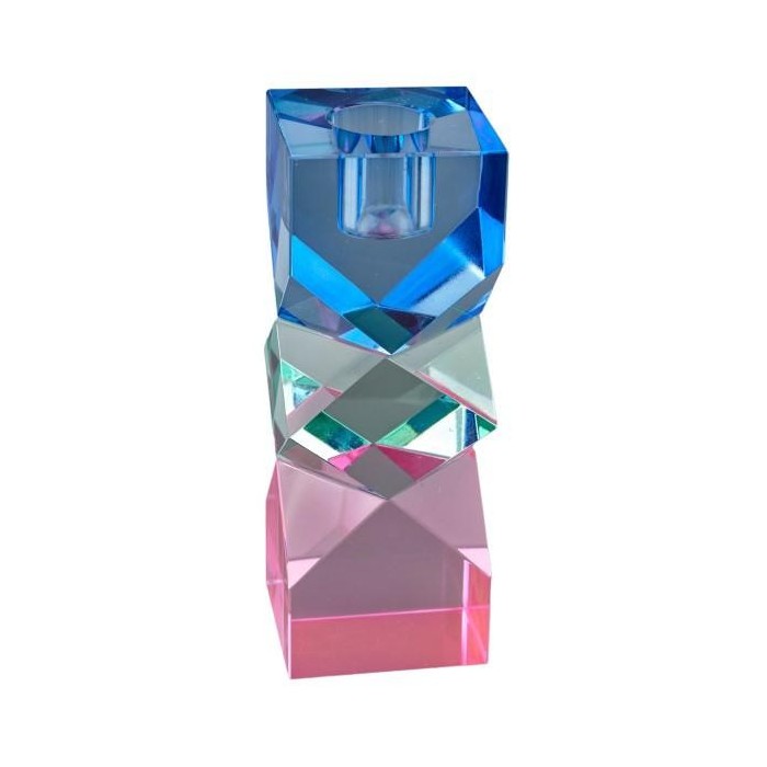 CANDELIERE BICOLORE 3 CUBI 5X5